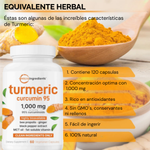 🌟Turmeric Curcumin CurcuLux™ — Cúrcuma Premium Importada para Energía y Bienestar Diario🌞🌿